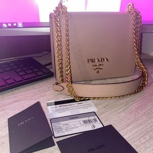 PRADA PATTINA SHOULDER BAG